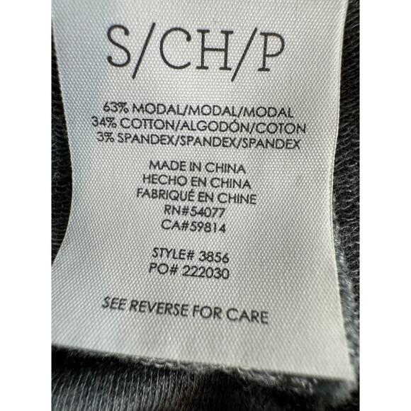 CAbi stone gray M' Leggings with skirt overlay stretch knit Sz S - Picture 8 of 8